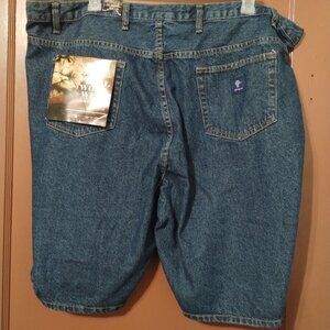 RK BRAND ORIGINAL WORK SHORTS- DENIM BLUE JEANS SHORTS SIZE 48 NEW